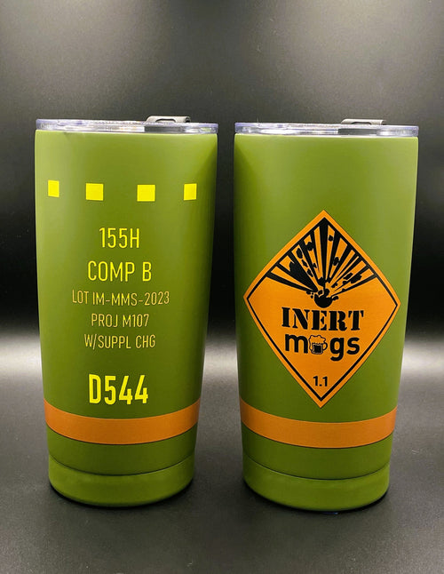 20oz 155mm Artillery Tumbler (High Explosive) – Military Inspired Insulated Drinkware