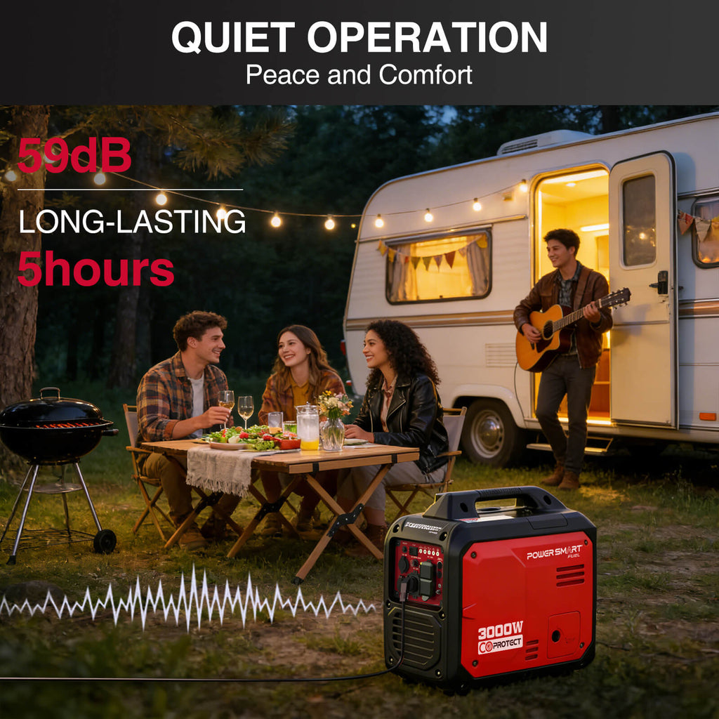 3000W Inverter Gas Generator w/ CO Alert DB5032