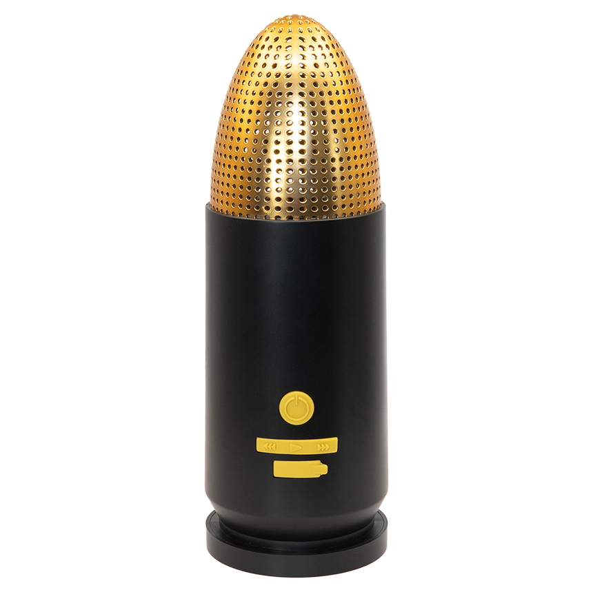 9mm Bullet Portable Bluetooth Speaker  (Black)