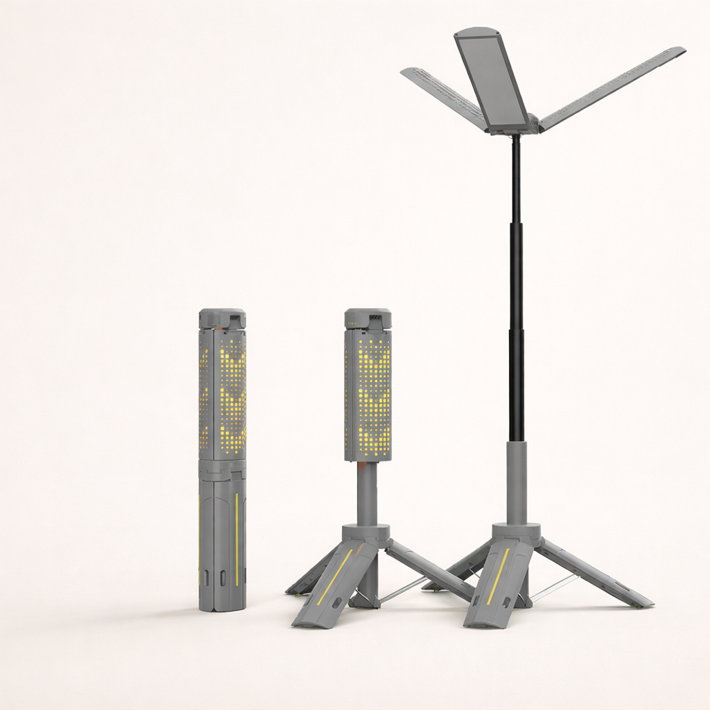 1000LM Rechargeable Camping Lantern Retractable Work Light Hiking Emergency