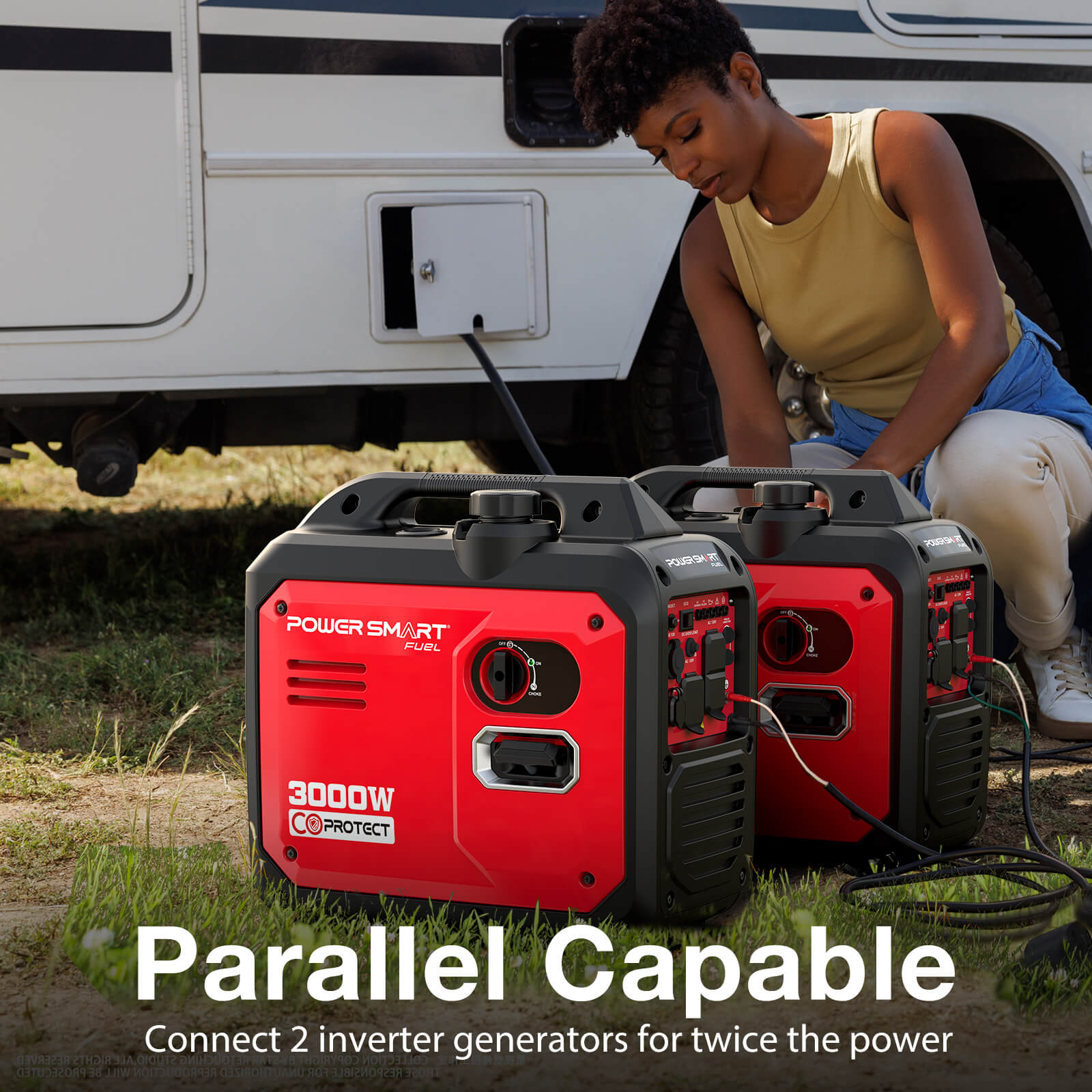 3000W Inverter Gas Generator w/ CO Alert DB5032