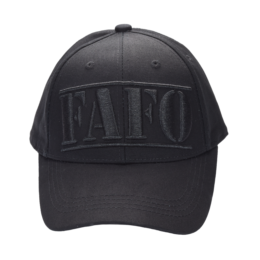 Dark FAFO President Trump Cap – Premium Cotton Twill Patriot Hat