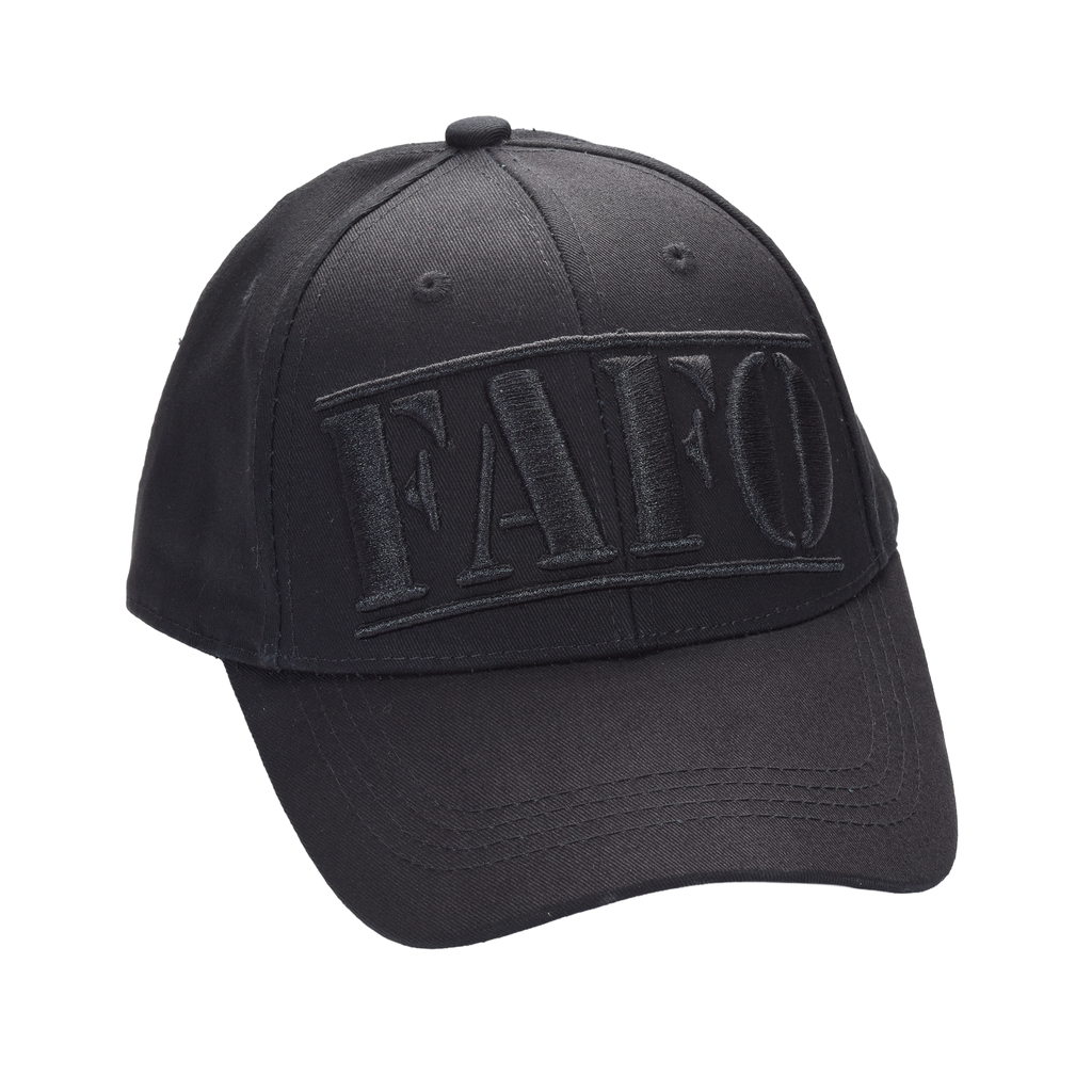Dark FAFO President Trump Cap – Premium Cotton Twill Patriot Hat