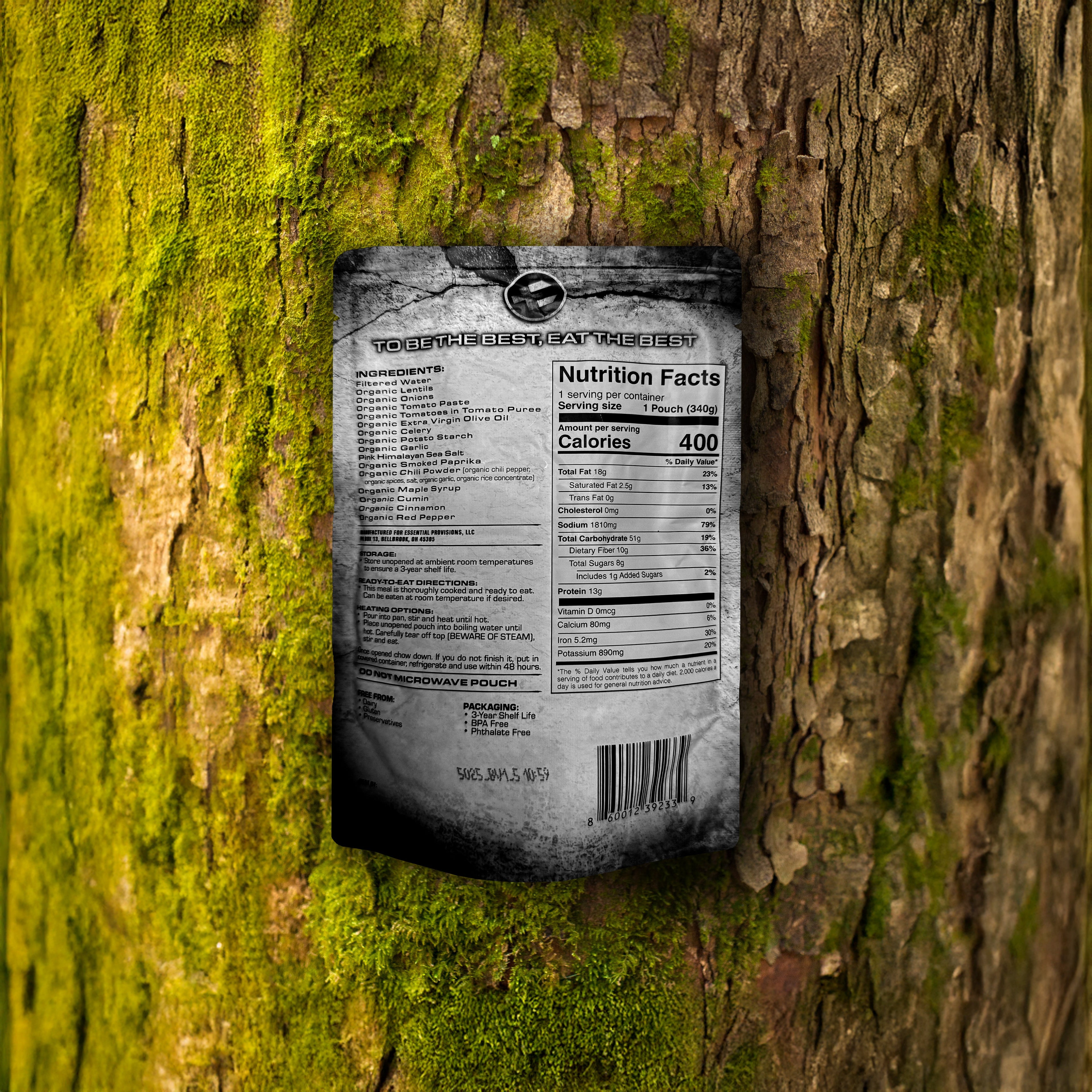 Meal (Ready-to-Eat) - LENTIL CHILI