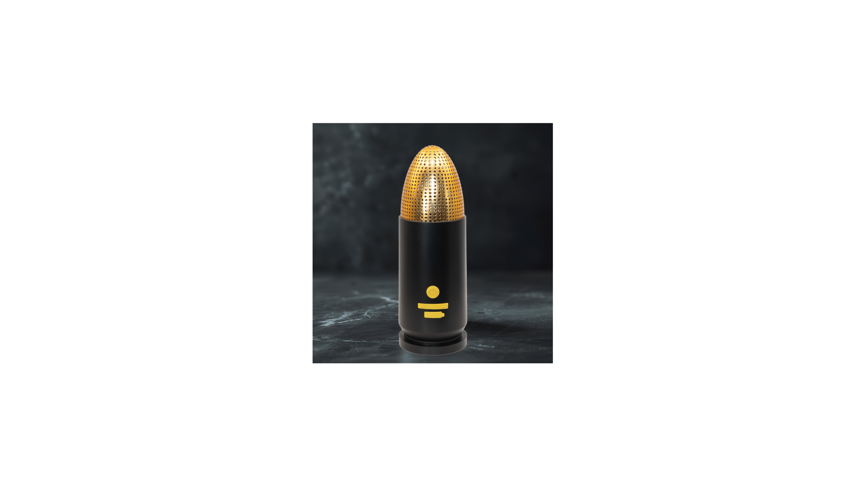 9mm Bullet Portable Bluetooth Speaker  (Black)