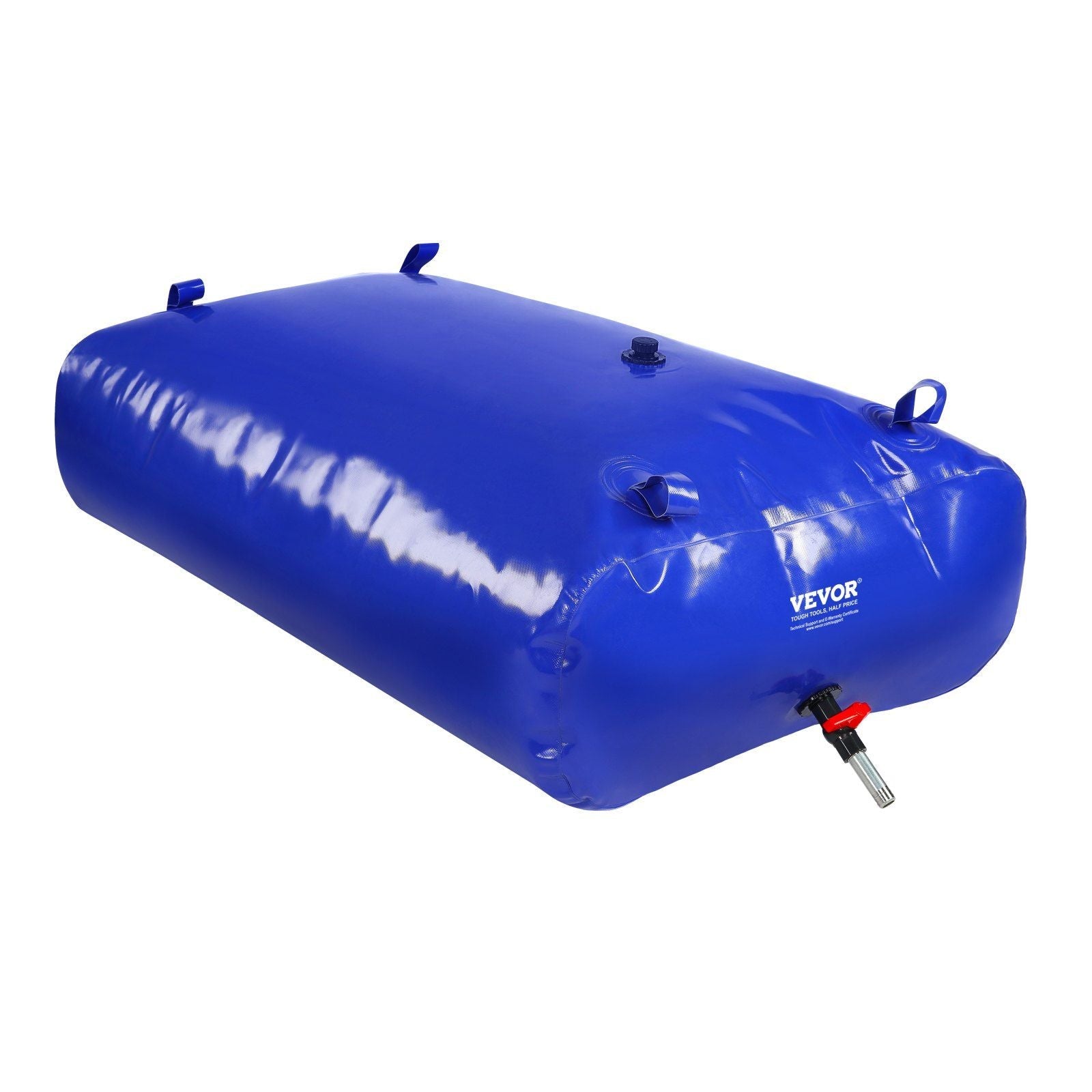 540L/142.65 Gallon Water Storage Bladder, Water Tank, 1000D Blue PVC Collapsible Water Storage Containers, Large Capacity Soft Water Bag,Water Bladder,Fire Prevention,Camping,Emergency Water Use