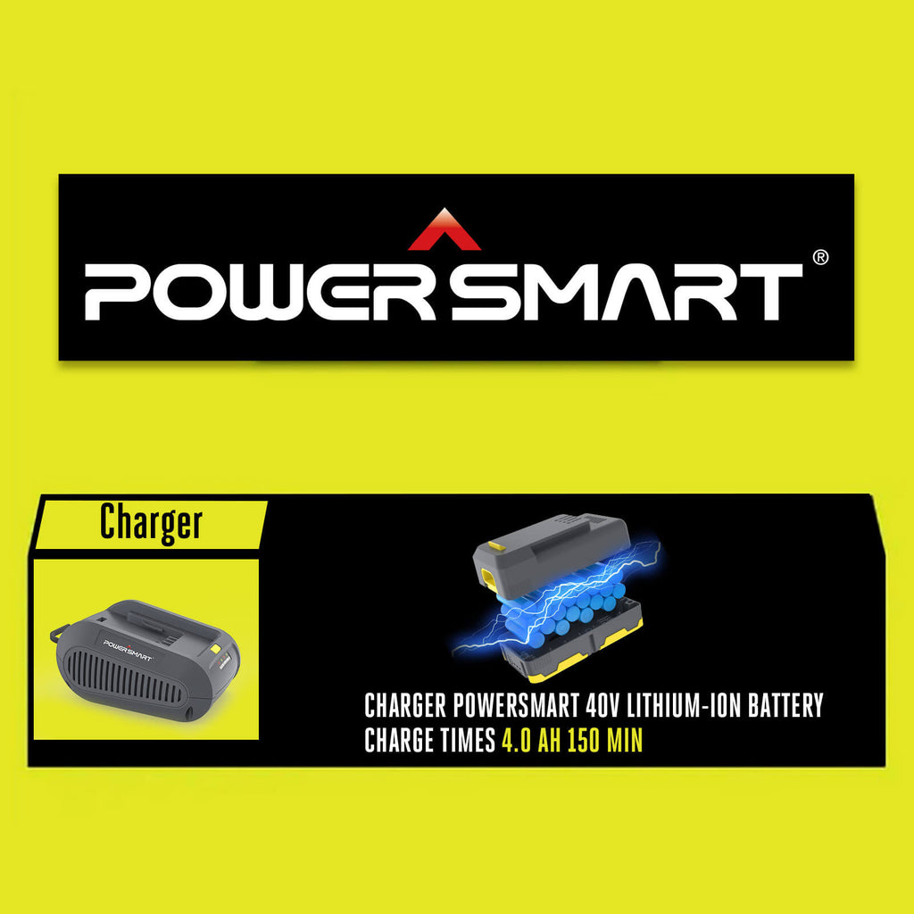 300W 40V Battery Power Inverter with 2x 4.0Ah Battery and Charger DB9801B