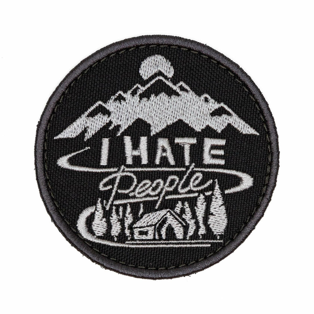Funny Tactical Morale Patch "I Hate People" for Jackets, Bags, Gear